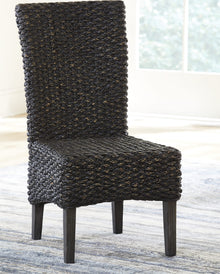 Mayfair Chair Water Hyacinth in Graphite