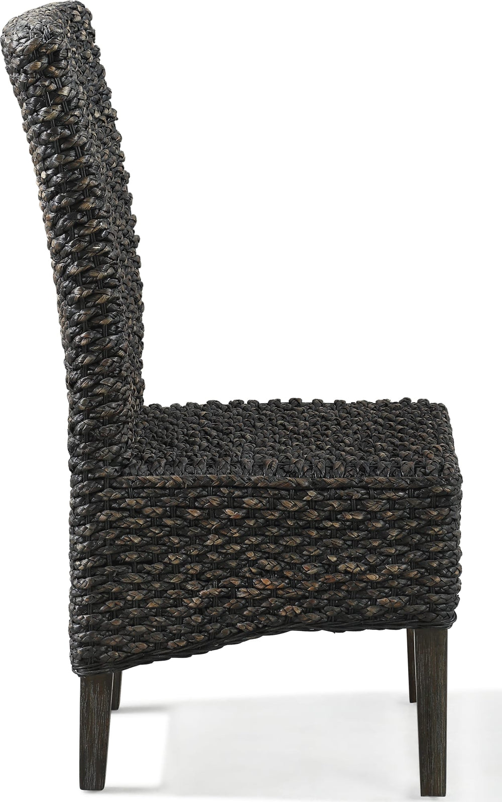 Mayfair Chair Water Hyacinth in Graphite - View 4