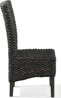 Mayfair Chair Water Hyacinth in Graphite
