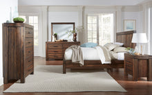 Mayfair Six Drawer Solid Wood Dresser in Brick Brown - View 2