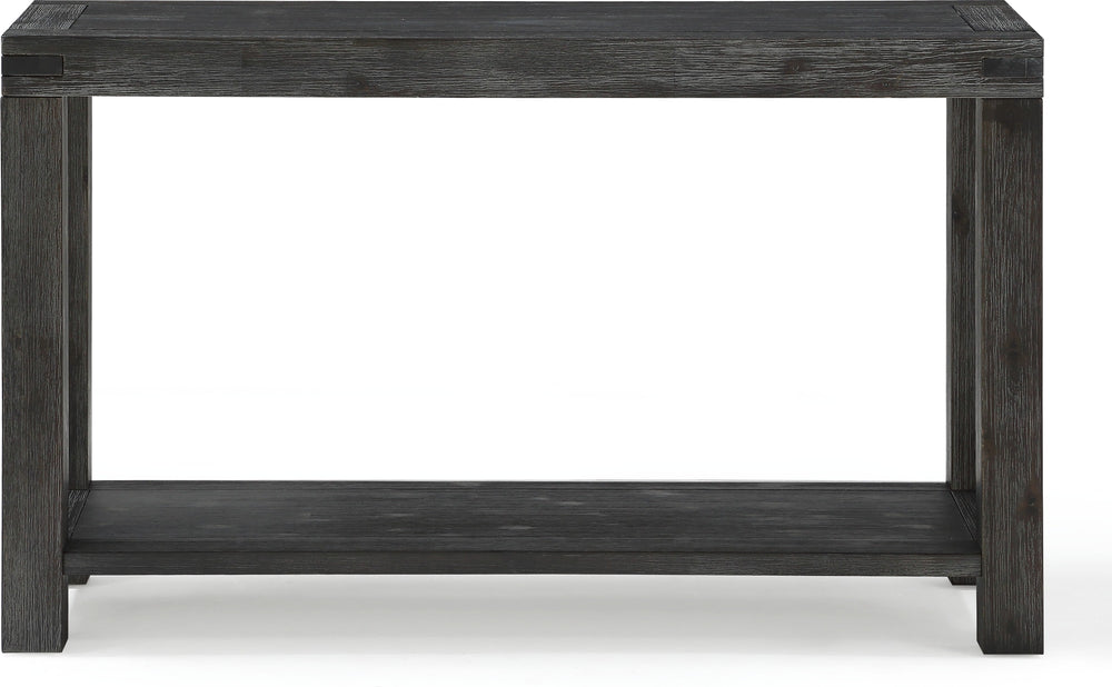 Mayfair Solid Console Table in Graphite - View 5