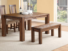 Mayfair Solid Wood Bench in Brick Brown - View 2