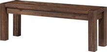 Mayfair Solid Wood Bench in Brick Brown - View 3