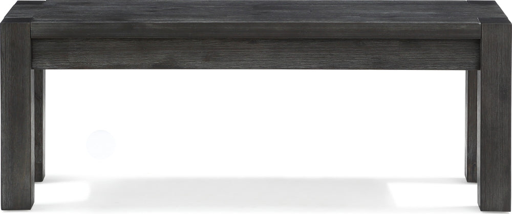 Mayfair Solid Wood Bench in Graphite - View 4
