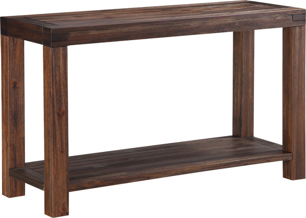 Mayfair Solid Wood Console Table in Brick Brown alternate view