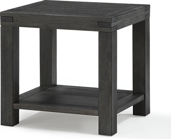 Mayfair Solid Wood End Table in Graphite