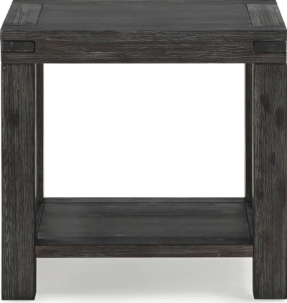 Mayfair Solid Wood End Table in Graphite - View 5