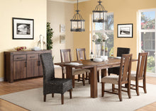 Mayfair Solid Wood Extending Dining Table in Brick Brown - View 7