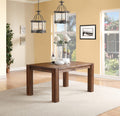 Mayfair Solid Wood Extending Dining Table in Brick Brown