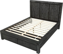 Mayfair Solid Wood Footboard Storage Bed in Graphite - View 7