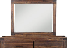 Mayfair Solid Wood Mirror in Brick Brown - View 4