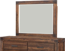 Mayfair Solid Wood Mirror in Brick Brown - View 6