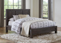 Mayfair Solid Wood Platform Bed in Graphite