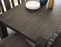 Mayfair Solid Wood Extending Dining Table in Graphite