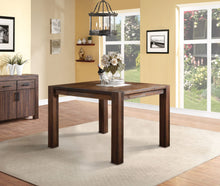 Mayfair Solid Wood Square Counter Table in Brick Brown - View 5