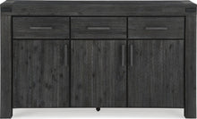 Mayfair Solid Wood Three Drawer Three Door Sideboard in Graphite - View 5