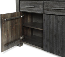 Mayfair Solid Wood Three Drawer Three Door Sideboard in Graphite - View 6