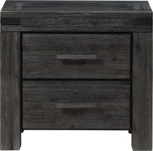 Mayfair Solid Wood Two Drawer Nightstand in Graphite - View 4
