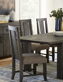 Mayfair Solid Wood Uphostered Panel-Back Chair - View 3
