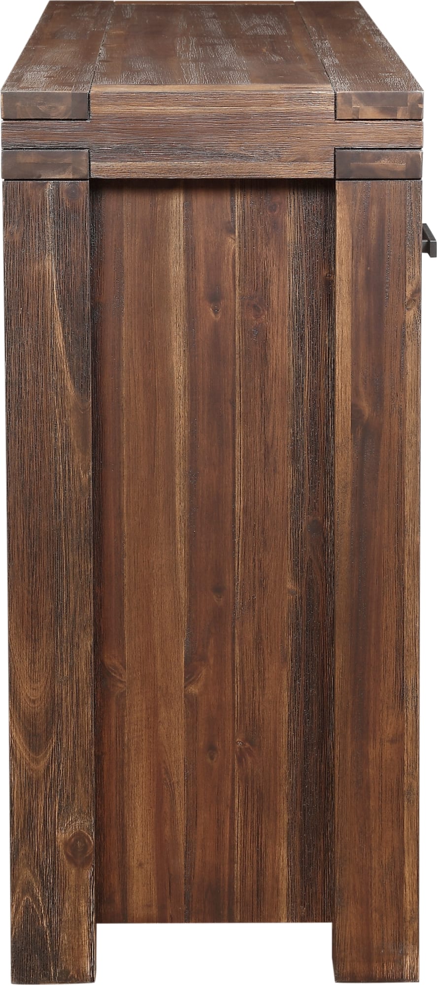 Mayfair Three Drawer Three Door Solid Wood Sideboard in Brick Brown - View 10