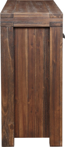 Mayfair Three Drawer Three Door Solid Wood Sideboard in Brick Brown - View 10