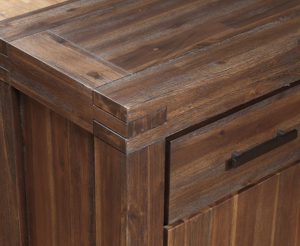 Mayfair Three Drawer Three Door Solid Wood Sideboard in Brick Brown - View 6