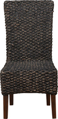 Mayfair Wicker Dining Chair in Brick Brown