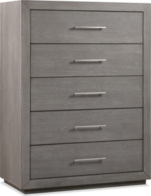 Marlborough Five Drawer Chest in Mineral - View 5