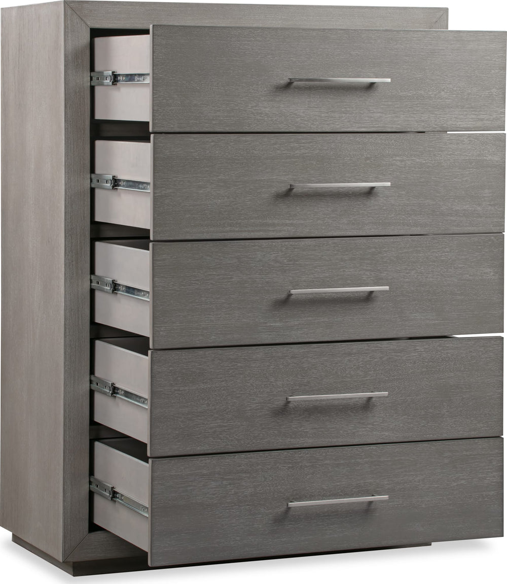 Marlborough Five Drawer Chest in Mineral - View 7