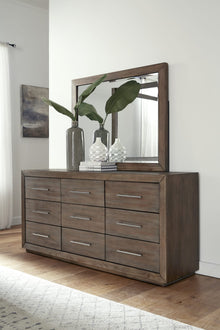 Marlborough Nine Drawer Dresser in Dark Pine - View 2