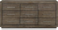Marlborough Nine Drawer Dresser in Dark Pine