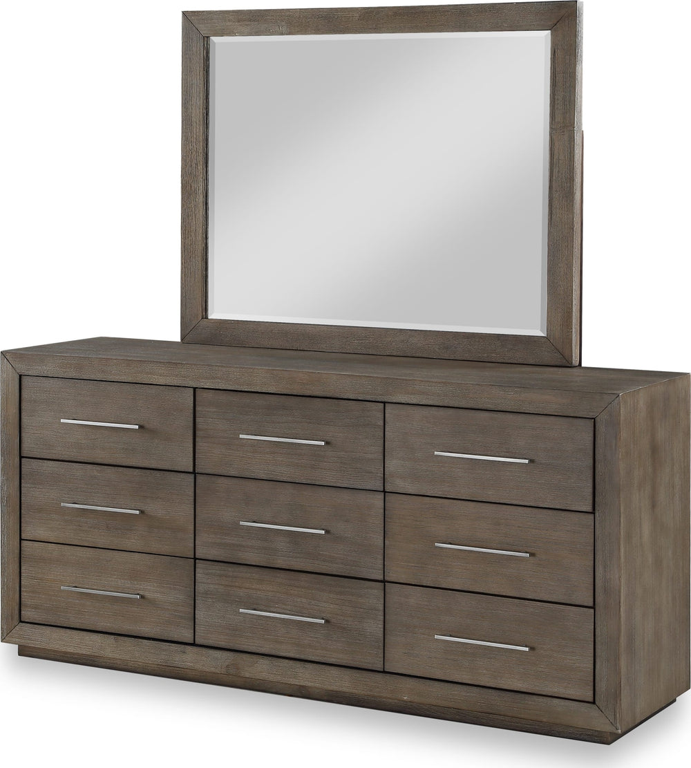 Marlborough Nine Drawer Dresser in Dark Pine - View 8