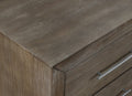 Marlborough Two Drawer Nightstand with USB in Dark Pine
