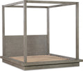 Marlborough Wood Canopy Bed in Mineral