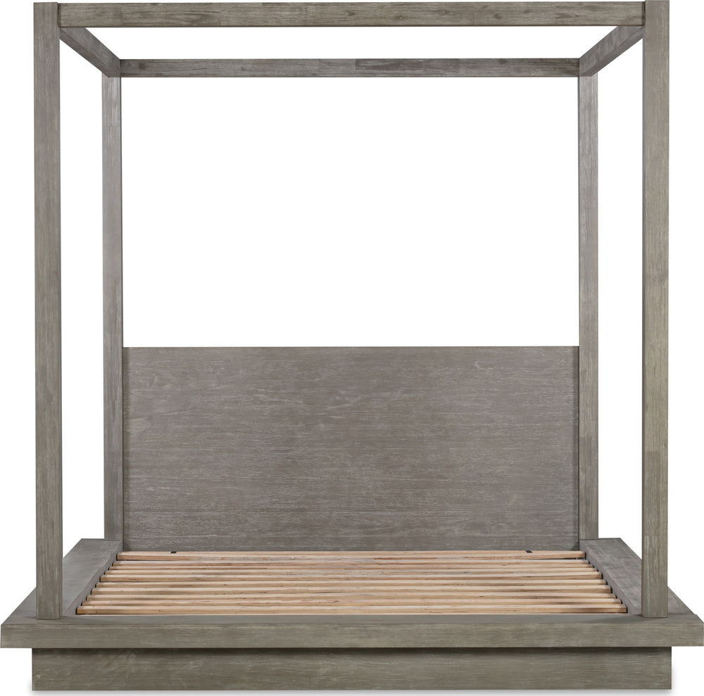 Marlborough Wood Canopy Bed in Mineral - View 5