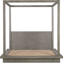 Marlborough Wood Canopy Bed in Mineral - View 5