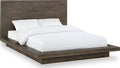 Marlborough Wood Platform Bed in Dark Pine
