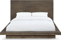 Marlborough Wood Platform Bed in Dark Pine