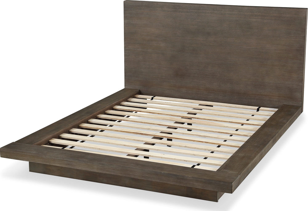 Marlborough Wood Platform Bed in Dark Pine - View 6