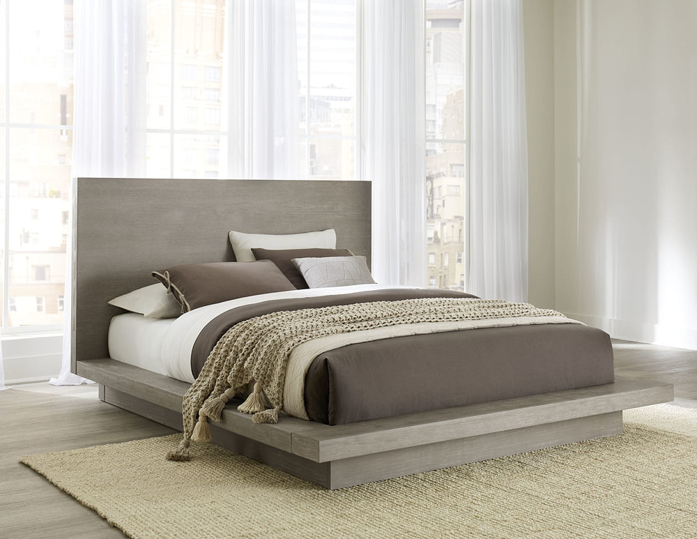 Marlborough Wood Platform Bed in Mineral