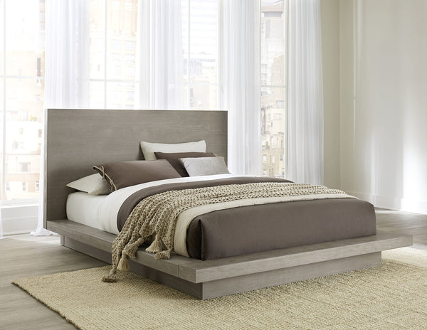 Marlborough Wood Platform Bed in Mineral alternate view