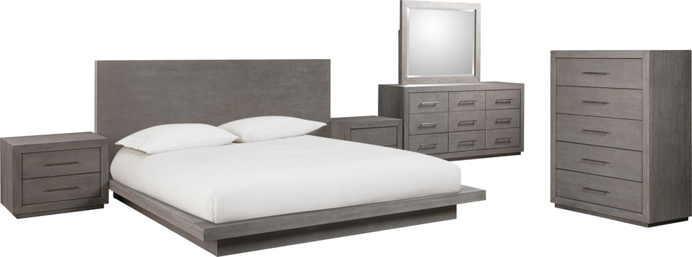 Marlborough Wood Platform Bed in Mineral - View 8