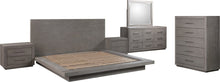 Marlborough Wood Platform Bed in Mineral - View 9