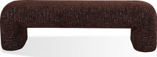 Mocoa Fully Upholstered Bench in Mongoose Chenille