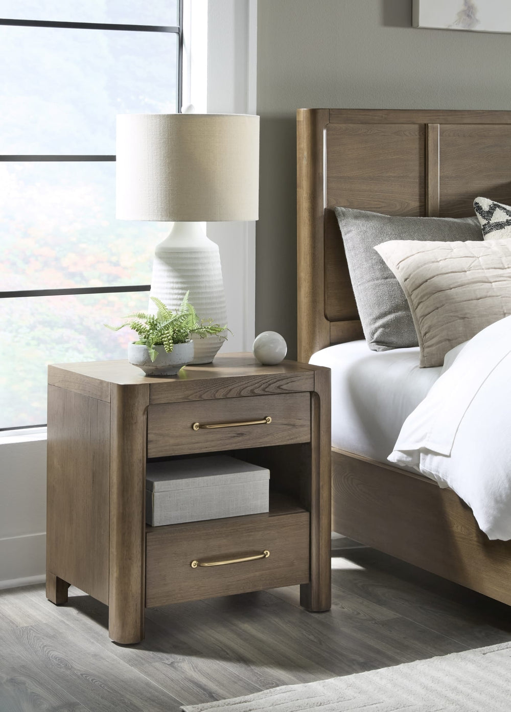 Morrison 3 Drw Nightstand - Claystone