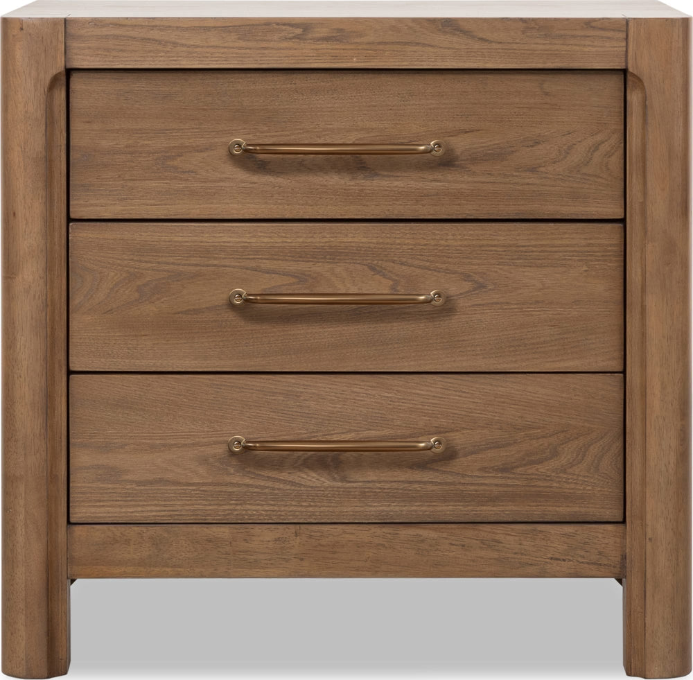 Morrison 3 Drw Nightstand - Claystone - View 2