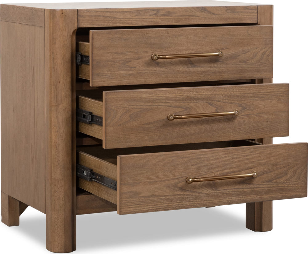 Morrison 3 Drw Nightstand - Claystone - View 4