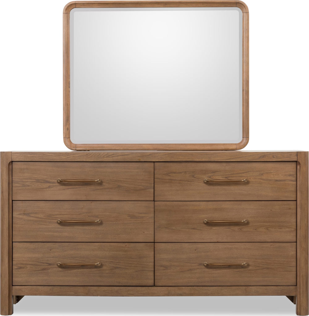 Morrison 6 Drw Dresser - Claystn - View 3