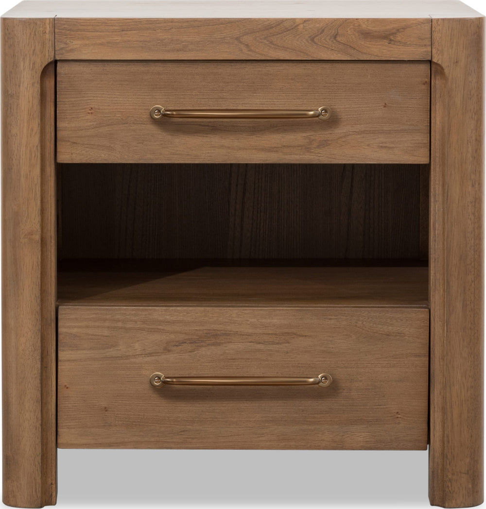Morrison Open Nightstand - Claystone - View 2