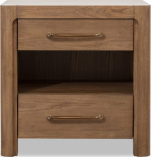 Morrison Open Nightstand - Claystone - View 2